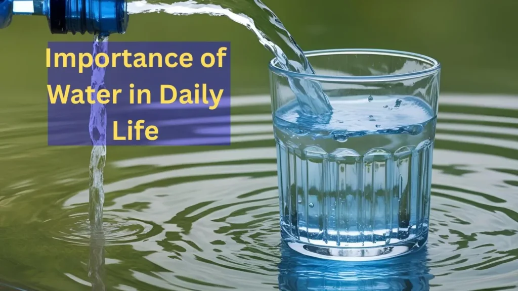 Importance of Water in Daily Life